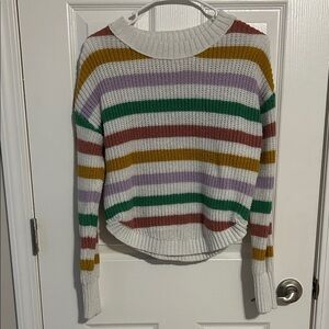 SO Women's Striped Sweater